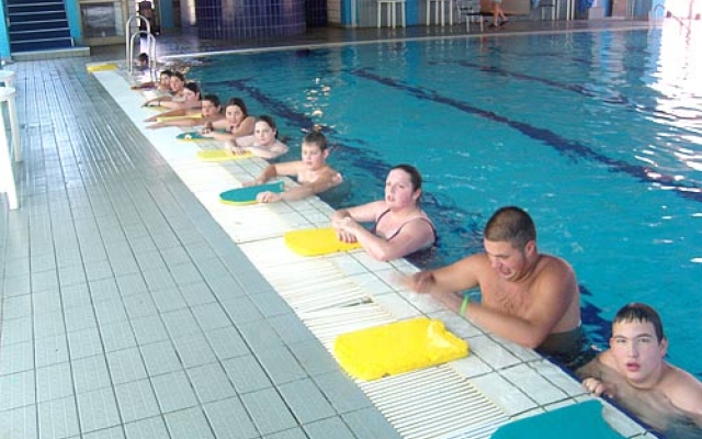 Exercises in the pool