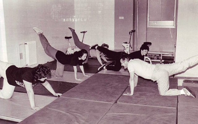 Čigota program exercises in the hall 1989.