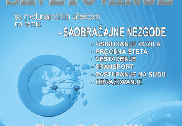 17. Savetovanje sa međunarodnim učešćem - saobraćajne nezgode Zlatibor 16 - 18. maj 2024.