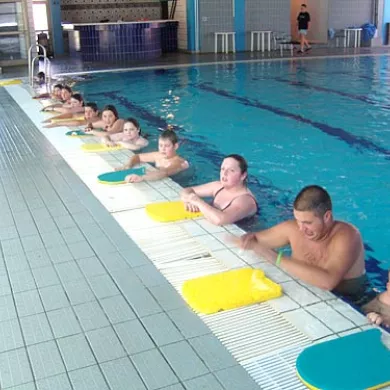 Exercises in the pool