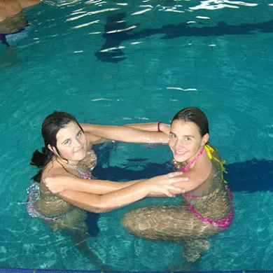 Exercises in the pool